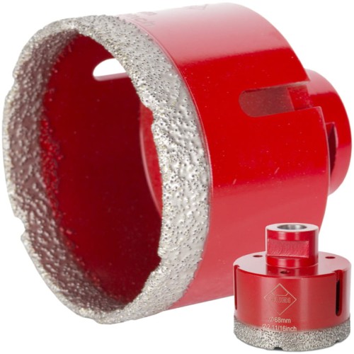 RUBI Wiertło diamentowe na sucho dry gres 68mm
