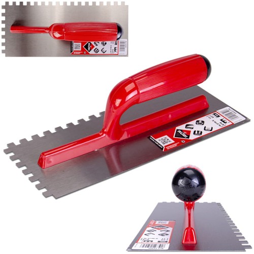 RUBI 25905 Paca zębata 8x8mm stalowa 28x12cm