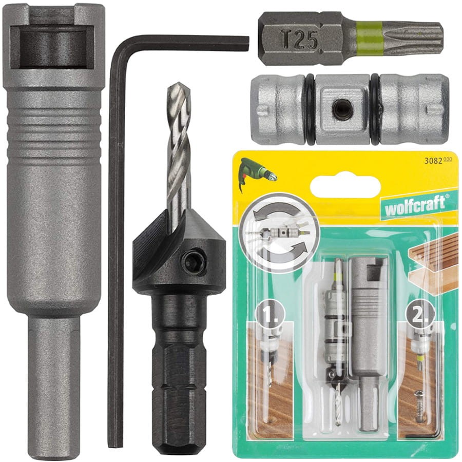 WOLFCRAFT 3082000 uchwyt do montażu zestaw Flipbit