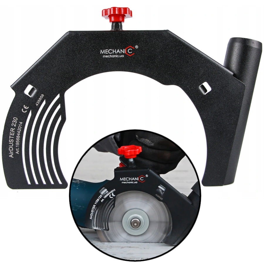 MECHANIC Osłona szlifierki kątowej AirDUSTER230 Wersja 2.0