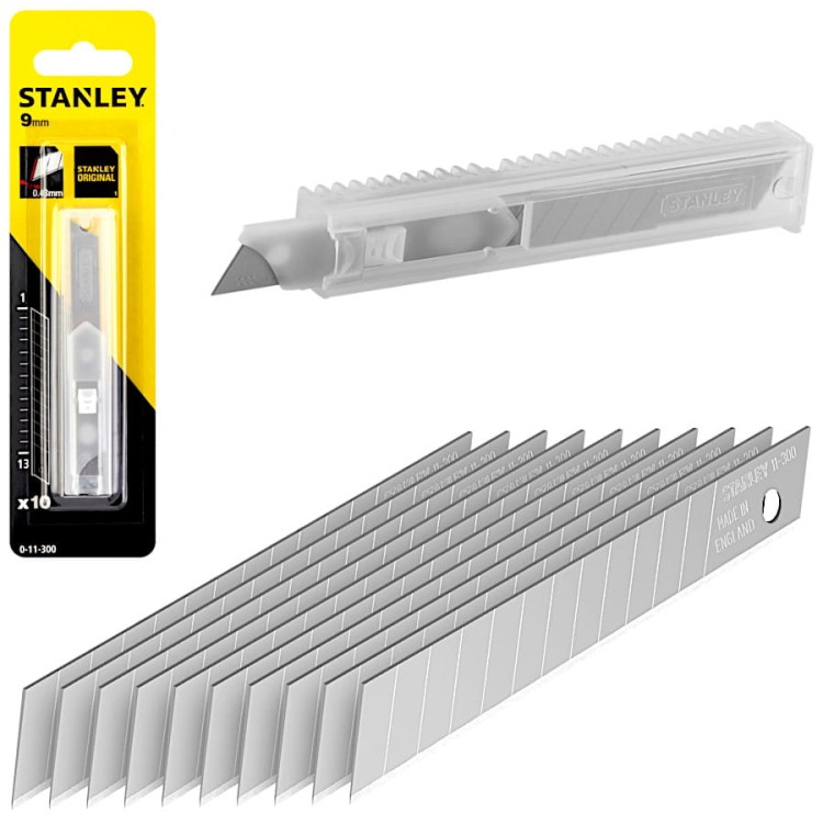 STANLEY 0-11-300 Ostrze łamane 9mm 10szt