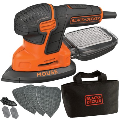 BLACK DECKER KA2000 Szlifierka wielofunkcyjna 120W + akcesoria + torba