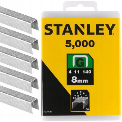 STANLEY 1-TRA705-5T Zszywki typ ''G'' 8mm 5/16" HD 5000szt.