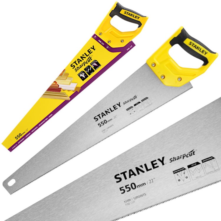 STANLEY 20-372 Piła płatnica do drewna SharpCut 550mm 11z/cal