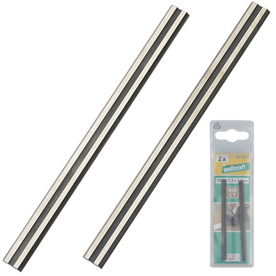 WOLFCRAFT 4113000 noże do struga 1.1 x 82 x 5.5mm