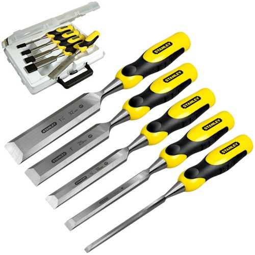 STANLEY 2-16-885 Zestaw dłut płaskich Dynagrip 5szt.