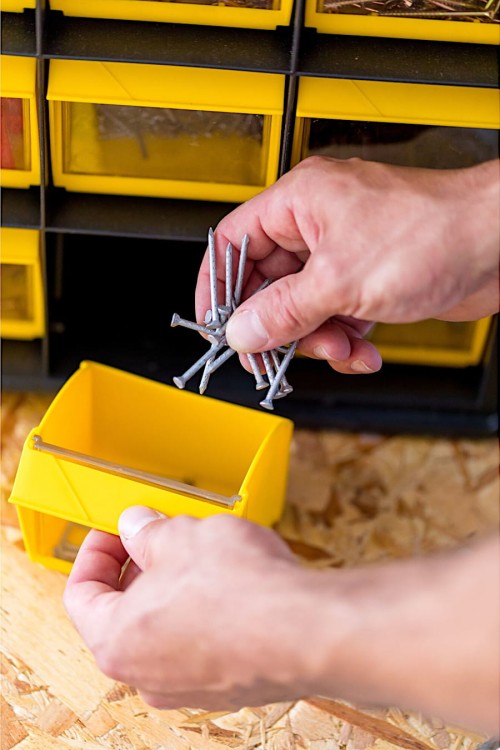 Zastosowanie organizera STANLEY FatMax Flip Bin