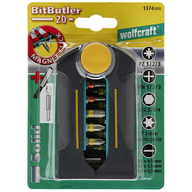 Zestaw końcówek Bitbutler Maxi 21el. Wolfcraft