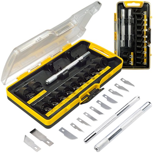 STANLEY 73872 Zestaw precyzyjnych skalpeli 12szt