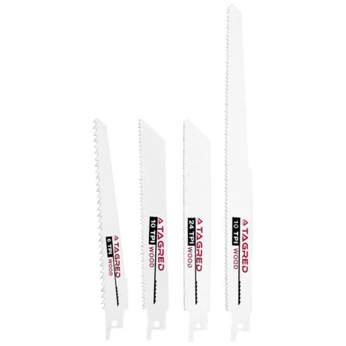 Brzeszczoty do piły szablastej 12szt. do drewna