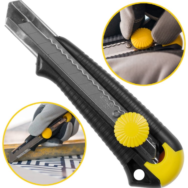 STANLEY 1-10-418 Nóż MPO Dynagrip ostrze łamane 18mm