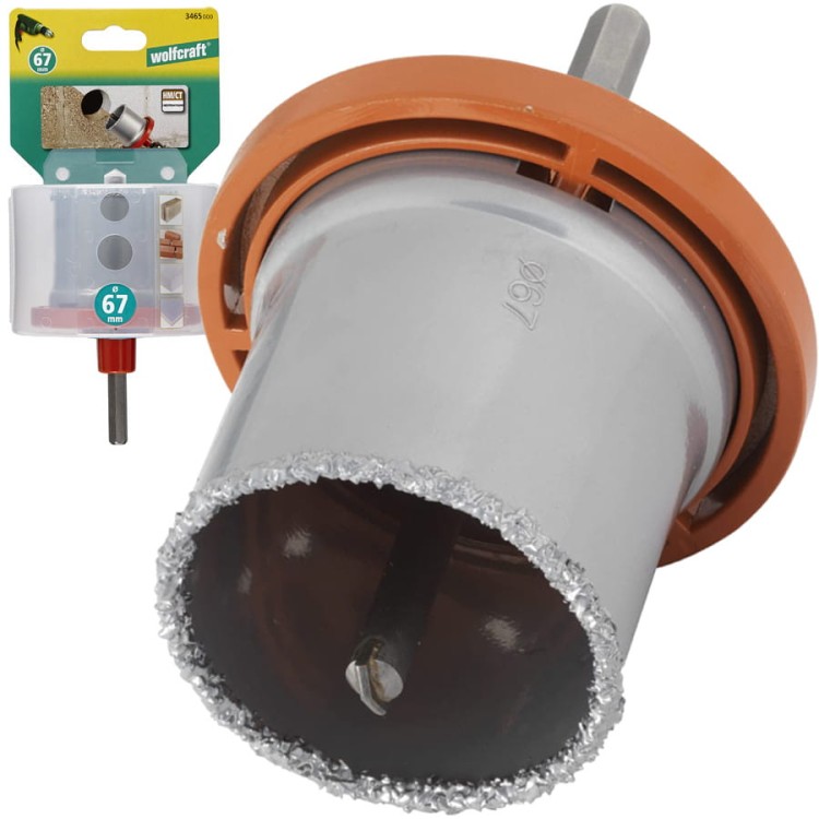 WOLFCRAFT 3465000 otwornica pod puszkę 67 mm
