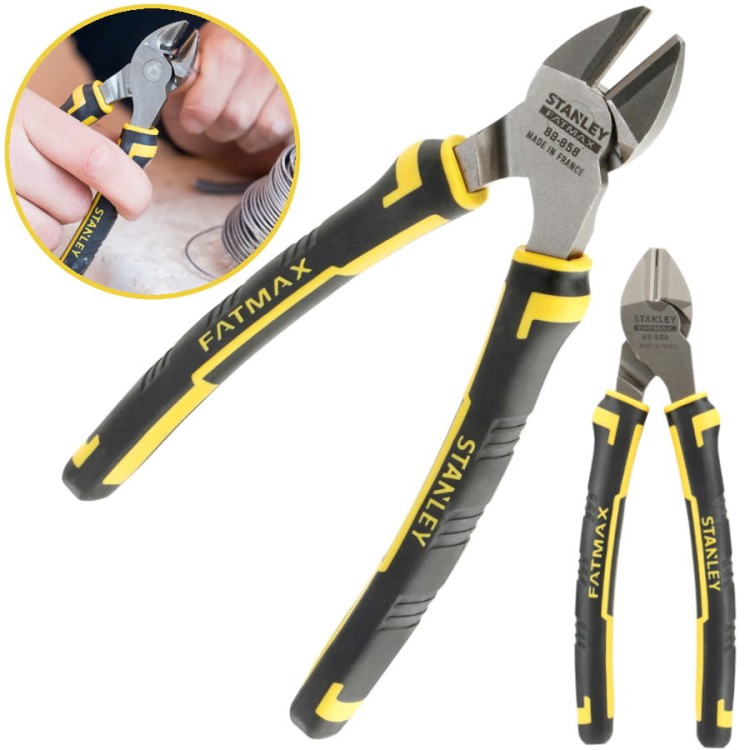 STANLEY 0-89-858 Szczypce diagonalne boczne 160mm FatMax