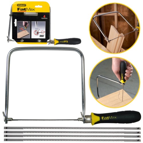 STANLEY 0-15-106 Piła włosowa 160mm + 4 brzeszczoty FatMax
