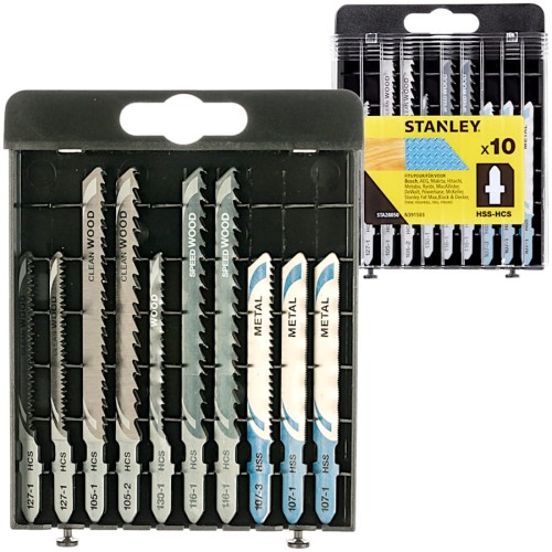 STANLEY STA28050 Brzeszczoty do wyrzynarek typ T 10szt