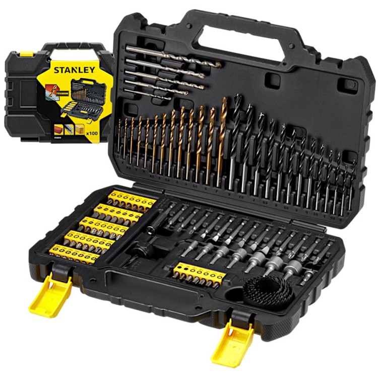 STANLEY STA88548 Zestaw bitów i wierteł 100el.