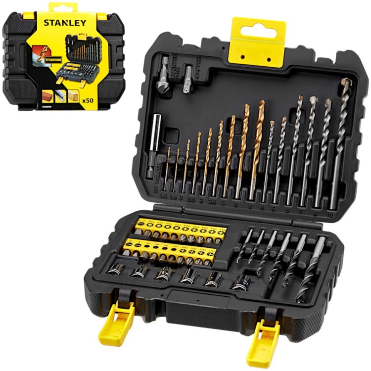 STANLEY STA88546 Zestaw bitów i wierteł 50el.