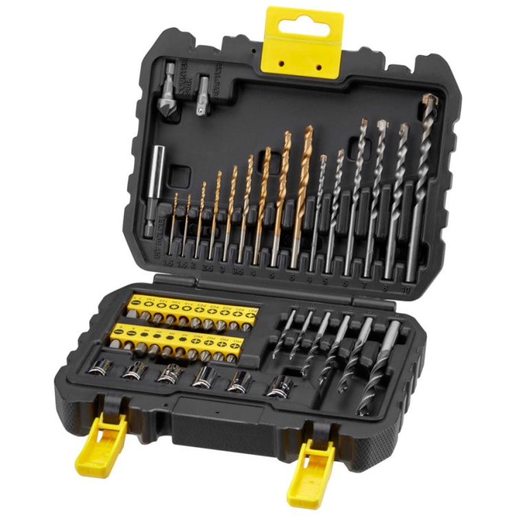 STANLEY STA88546 Zestaw wierteł do drewna, metalu, muru