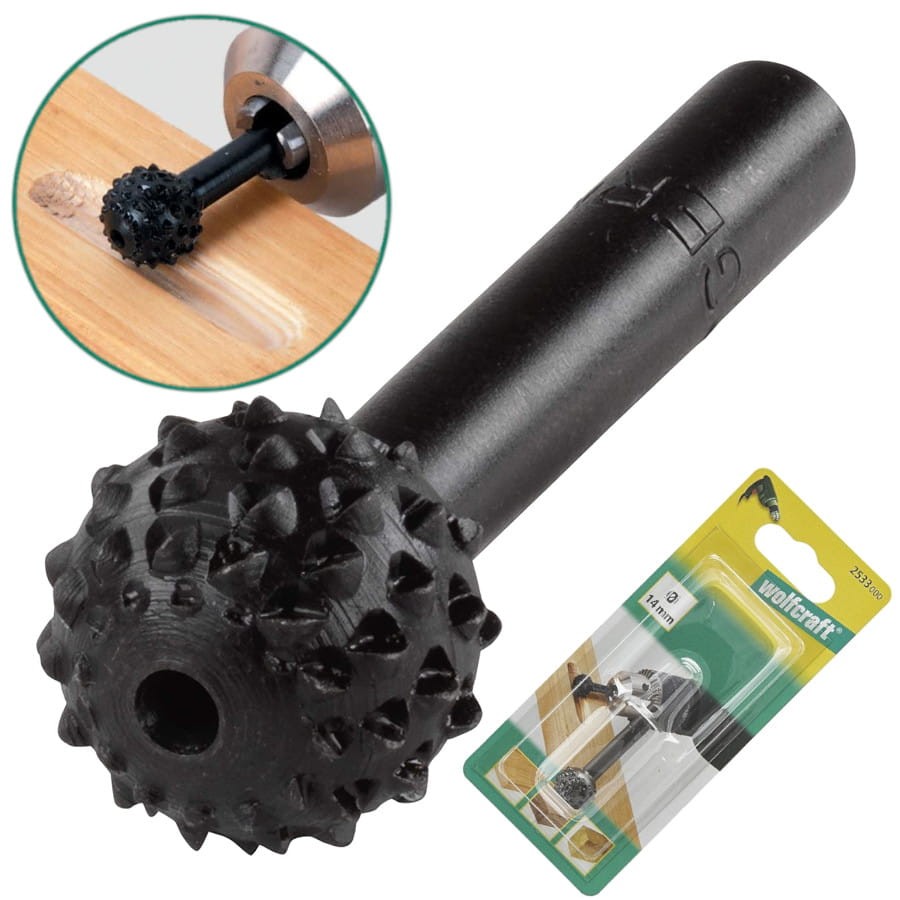 WOLFCRAFT 2533000 Zdzierak kulisty do drewna WS ø15mm