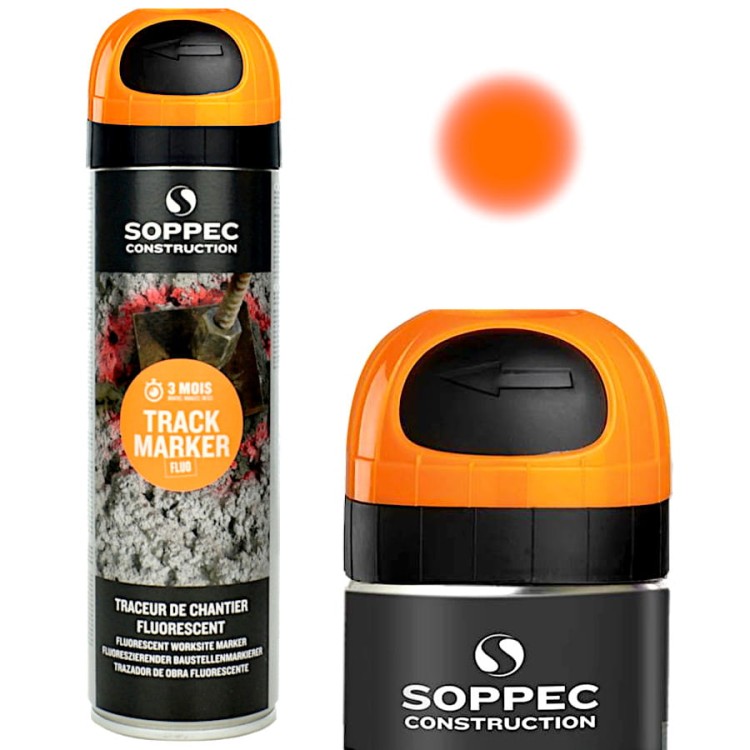 SOPPEC TRACK MARKER Farba geodezyjna pomarańczowa 500ml