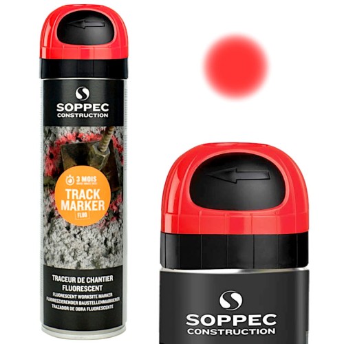 SOPPEC TRACK MARKER Farba geodezyjna czerwona 500ml