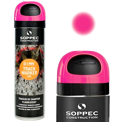 SOPPEC TRACK MARKER Farba geodezyjna różowa 500ml