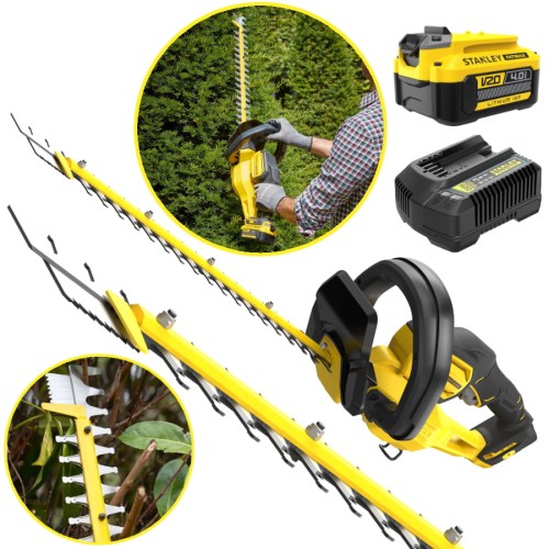 STANLEY SFMCHT855M1 Nożyce do żywopłotu 18V V20 + aku 4A.0h, ładowarka