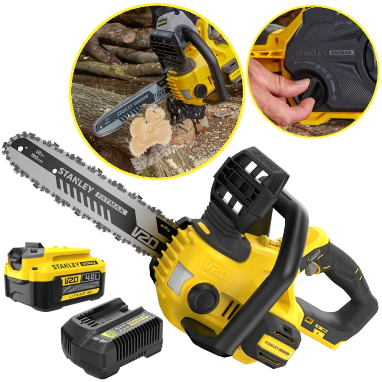 STANLEY SFMCCS630M1 Piła łańcuchowa 30cm 18V Seria V20 4.0Ah + ładowarka