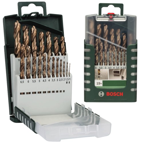 BOSCH 2609255133 Zestaw wierteł do metalu HSS-CO 19el. w etui