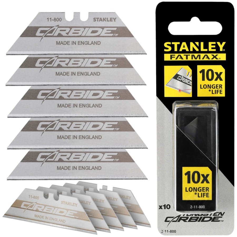 STANLEY 2-11-800 Ostrze trapezowe Carbide 10szt