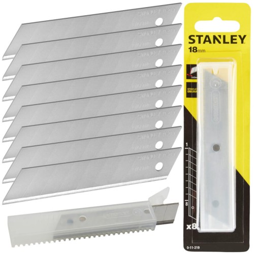 STANLEY 0-11-219 Ostrze łamane wzmocnione 8mm 8szt