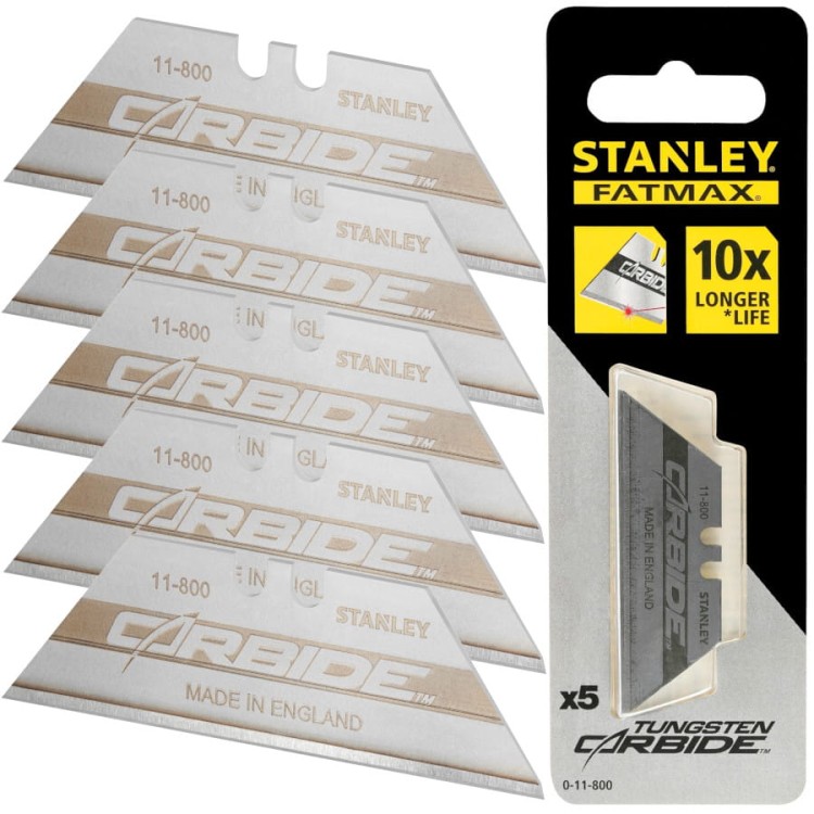 STANLEY 0-11-800 Ostrze trapezowe Carbide 5szt