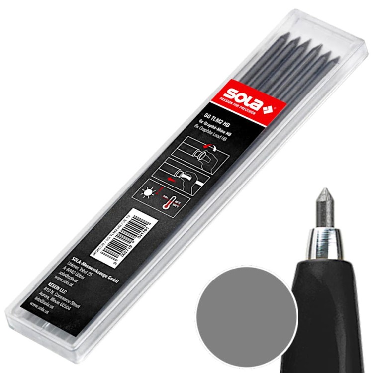 SOLA Wkłady emg do ołówka automatycznego tlm 6szt