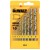 DEWALT DT5921 wiertła do metalu HSS-G 10 sztuk w plastikowej kasecie