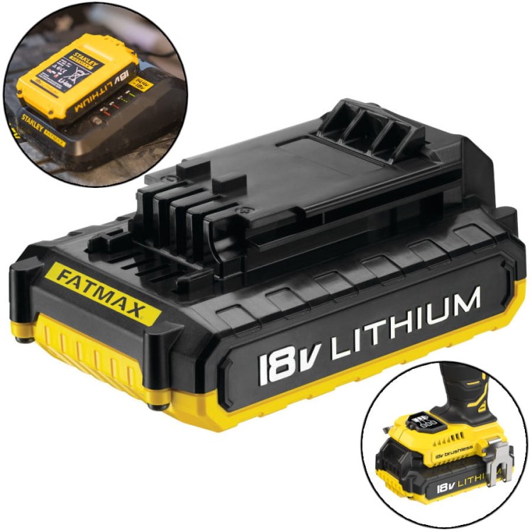 STANLEY FMC687L Akumulator Li-Ion 18V 2.0Ah wsuwany