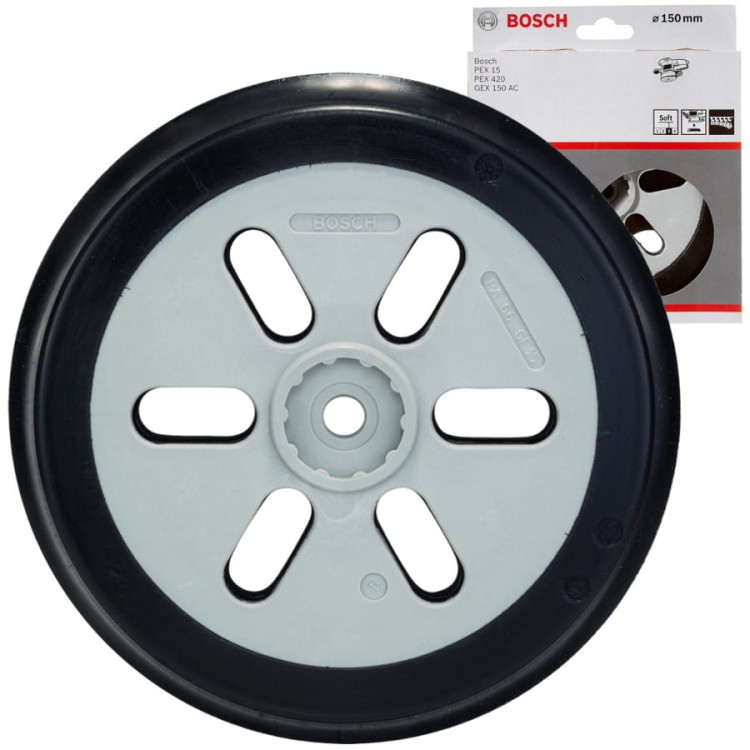 BOSCH Talerz szlifierski z otworami 150mm do GEX/PEX
