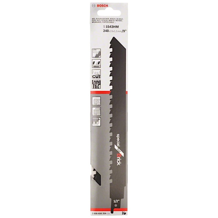 BOSCH Brzeszczot do piły szablastej S 1543 HM