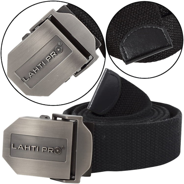 LAHTI PRO L9020100 Pasek do spodni czarny 130cm