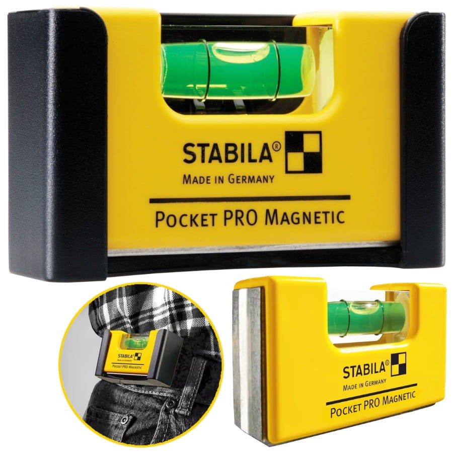 STABILA Poziomica kieszonkowa magnetyczna 7cm Pocket Pro Magnetic JO 10