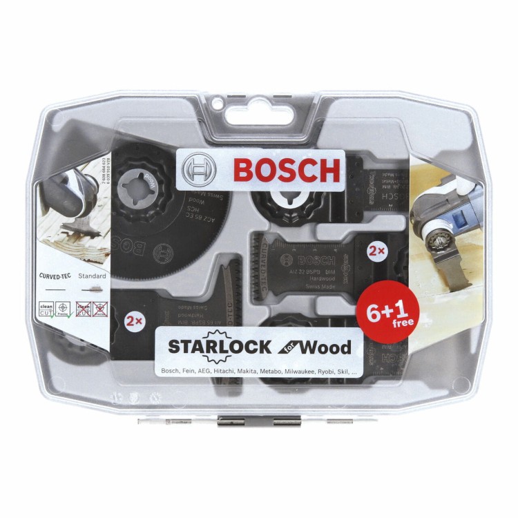 BOSCH 2608664623 Zestaw Starlock brzeszczoty do drewna i metalu 7szt.