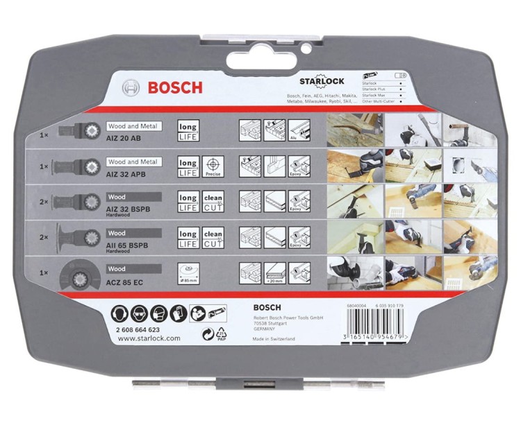 BOSCH 2608664623 Zestaw Starlock brzeszczoty do drewna
