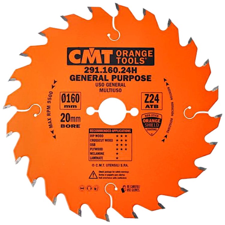 Tarcza uniwersalna do drewna 160x20mm 24z