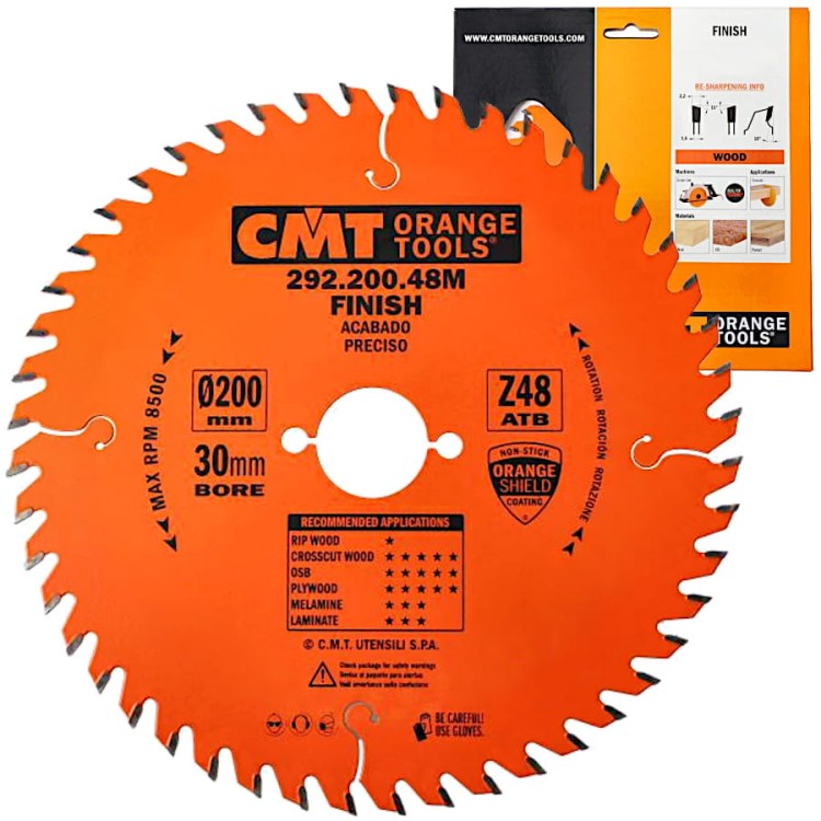 CMT 292.200.48M Tarcza do cięcia poprzecznego 200x30mm 48z