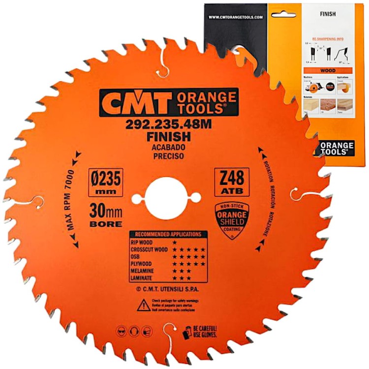 CMT 292.235.48M Tarcza do cięcia poprzecznego 235x30mm 48z
