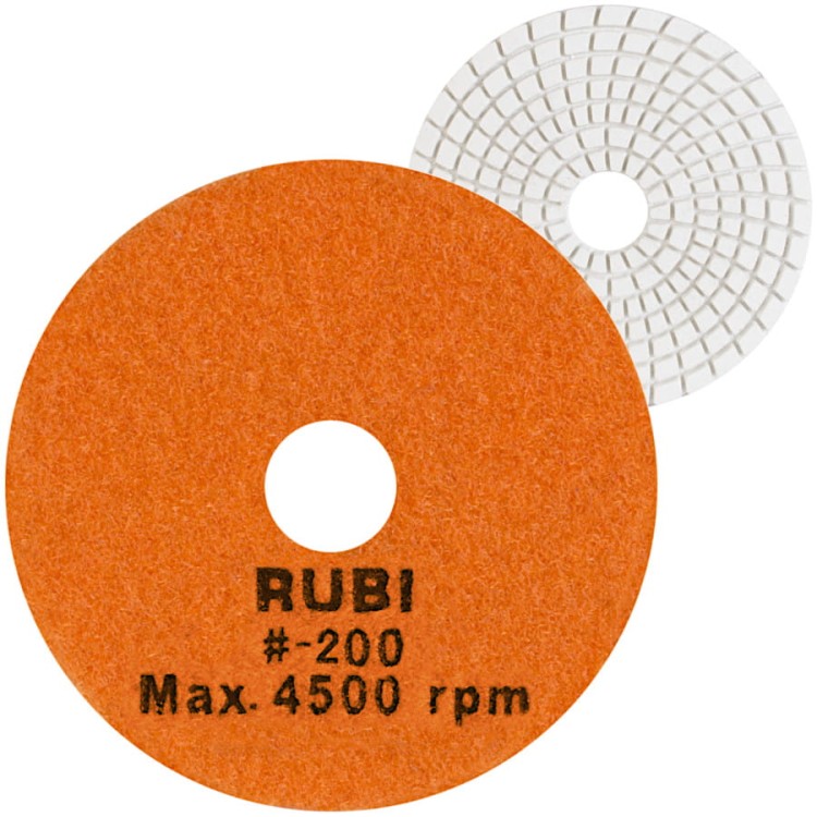 RUBI Pad dysk polerski diamentowy Ø100mm #200