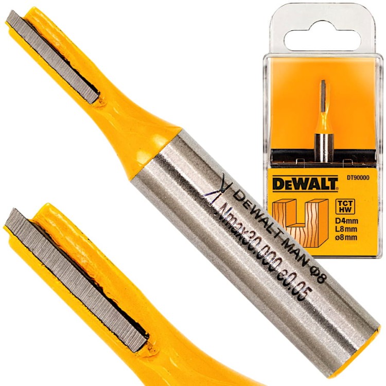 DeWALT DT90000 Frez do rowków do drewna HM Z1 4mm