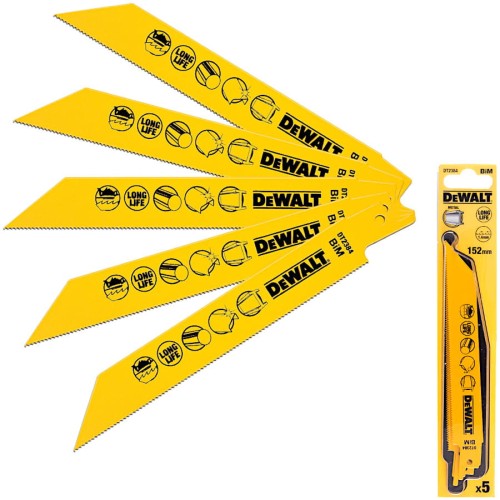 DEWALT DT2384 Brzeszczot do metalu 5szt. 152mm HCS