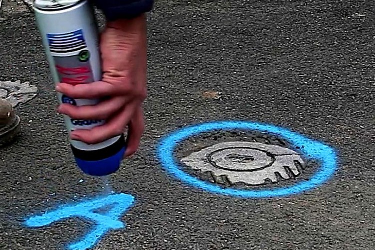 farba do znakowania niebieska 500 ml