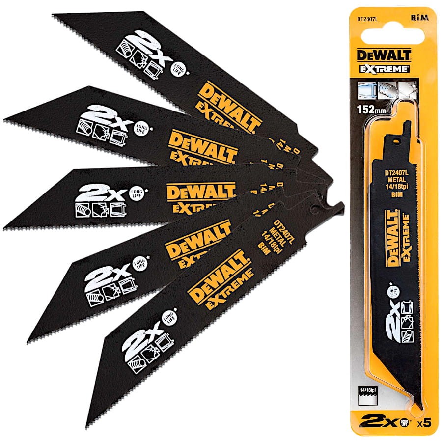 DEWALT DT2407L Brzeszczoty do metalu DeWalt 152mm 5szt