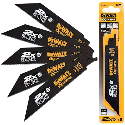 DEWALT DT2407L Brzeszczoty do metalu DeWalt 152mm 5szt